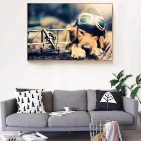    сладко куче Добър декор Забавен и облекчаващ стреса пъзел 1000 бр