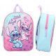  Раница за детска градина с много отделения Lilo and Stitch Vadobag момчета, момичета, унисекс Shades of blue, Shades of pink, Multicolor