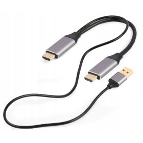    Адаптер Gembird HDMI към DP 4K M 60Hz, захранван от USB-A