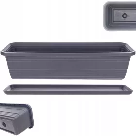    Балконска кутия 60 х 11,5 см, пластмаса
