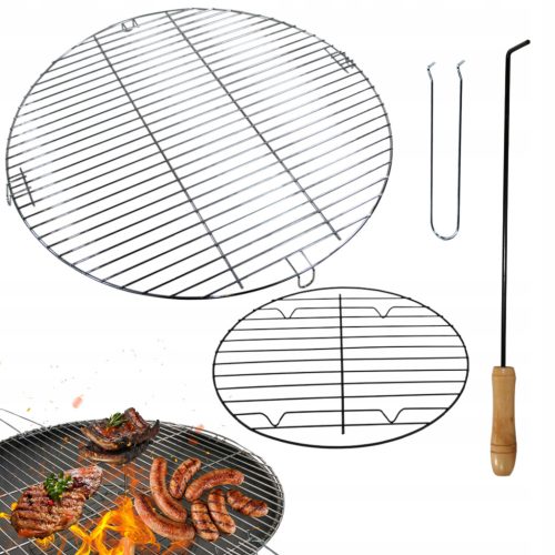  КОМПЛЕКТ СКАРИ ЗА ОГНИЩЕ ROMA MILANO 60cm GRILL BBQ POKER