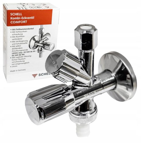  Ъглов кран Schell 1/2'' 035450699