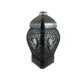   Елегантен Лампион за Гроб в Стил Ажур със Сърце - Отлично Качество