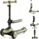  KINDERKRAFT 2в1 тротинетка HALLEY led Green