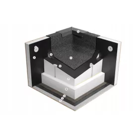   Трапецовиден лист, покривен филц, стиропор Megastyro 1 м х 100 см х 200 мм