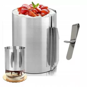   Регулируема форма, борд - кръгъл, 20 см + щипка за форми с регулируем борд