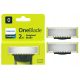  2 X самобръсначка с острие с нож Philips OneBlade QP2520