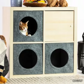    Котешко легло от филц HolyCube за вложката Kallax на IKEA