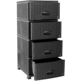    Рафт за баня Chomik, нюанси на сивото, 44 x 37 x 90 см