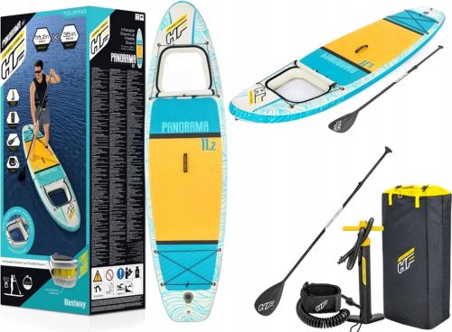 НАДУваем SUP HYDRO FORCE ПАНОРАМА БОРД + ПОМПА