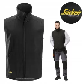   Softshell жилетка AllroundWork Snickers 4505 черен размер XXXL