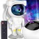  Бяла лампа за проектор Gockowiak + ДИСТАНЦИОННО MIK-STAR за LED звезден проектор Astronaut