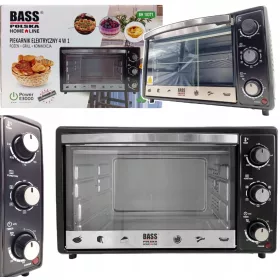  BASS POLSKA 10371 мини фурна 27л черна