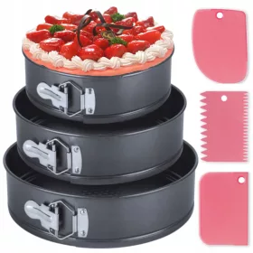   Форма за печене на кекс, кръгла, комплект