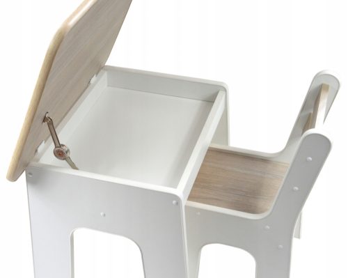  Маса и стол KidsMebel K2, бяло и синьо