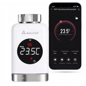   SALCAR TRV801W PRO НАГРЕВАТЕЛ ТЕРМОСТАТ SMART WIFI LCD ДИСПЛЕЙ