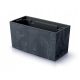  Prosperplast саксия 39,5 см х 18,5 х 19,5 см диаметър 39,5 см пластмасови нюанси на сиво и сребро