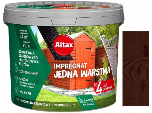 Алтакс смола импрегнация 9 л кафява