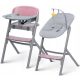  Столче за хранене с люлка Kinderkraft Calmee Aster Pink