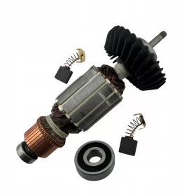    РОТОР MAKITA GA9050R GA9050 GA7050R лагери на въглеродни четки