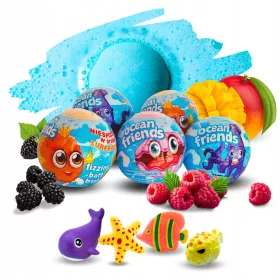    Комплект ефервесцентни бомби за баня Ocean Friends Pirate Octopus 5x140 гр