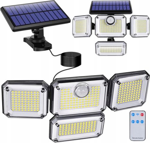  Улична лампа Solar Light 8 W 3200 lm на соларно захранване