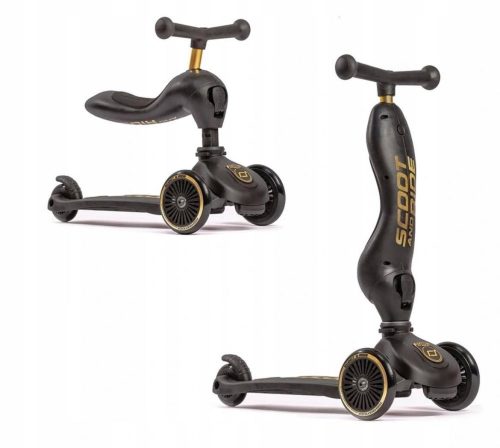  Тротинетка триколка Scoot & Ride Черен, Златен