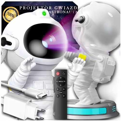  STARS ПРОЕКТОР LED НОЩНА ЛАМПА SKY PROJECTOR ASTRONAUT GENERATION 3.0