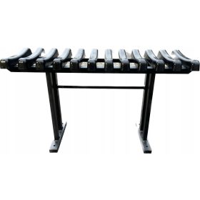   Ławki-As гробищна пейка 80x25x47 см черна