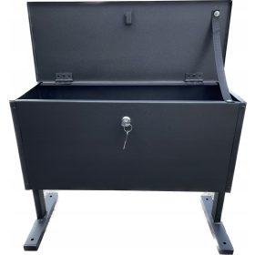   Гробищна кутия Ławki-As 59x20x42 см черна