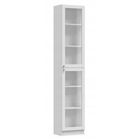    Шкаф витрина бял мат 200 x 40 x 31 cm TopEshop W40 2S PAFOS