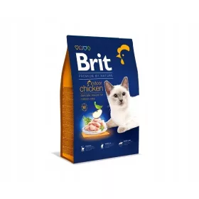    BRIT PREMIUM BY NATURE ИНДООР ПИЛЕ КОТКА 8 КГ
