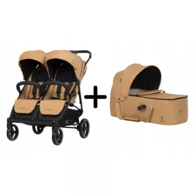    Euro-Cart количка за близнаци Бебешка количка за близнаци Euro-cart Doblo Euro-Cart + LIGHT SOFT GONDOL БЕБЕШКА ВЛОЖКА ЗА EUROCART DOBLO CAMEL КОЛИЧКА
