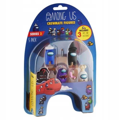  Among Us S2 Crewmate 5 фигурки + 3 аксесоара B