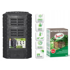    1 камерен компостер Patrol group 1260л черен