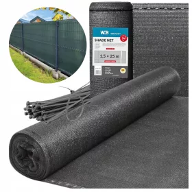   МАСКИРАЩА ЗАЩЕНЧИВАЩА МРЕЖА 90% СИВА 1.5x25 140G