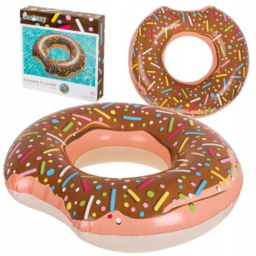Плувен пръстен Donut Bestway 36118, кафяв, 107 см