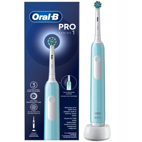  Oral-B Pro Series1 Синя въртяща се електрическа четка за зъби