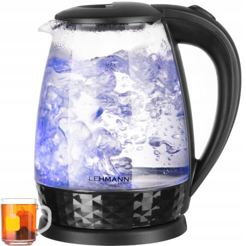  Електрическа кана Lehmann Aqua Glass 30 2200 W 2 л прозрачна