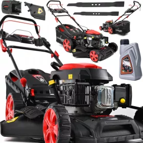    Бензинова косачка Lehmann с кош, капацитет 196 cm³. кош 60 л, ширина на косене 51 см