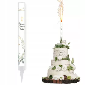    Фонтан за торта "Holy Communion Mint Geometry", 18см
