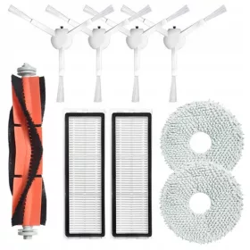    Комплект четки и филтри Litago 1C-Z за Xiaomi 1C + 2× Mopping Pad Mop за Xiaomi Mi Robot Vacuum S10+ X10 X10+