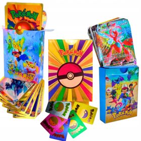    ЦВЕТНИ КАРТИ POKEMON 3IN1 3D/DIAMOND/COLORFUL 165 КОЛЕКЦИОНЕРСКИ КАРТИ