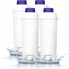    4x воден филтър за кафемашина Delonghi, резервен - филтърна касета Sillar