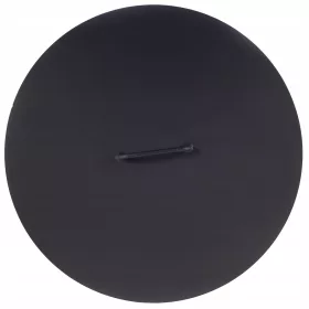    Стоманен капак за скара за градинско огнище 62 см стомана 2 мм ПОЛ