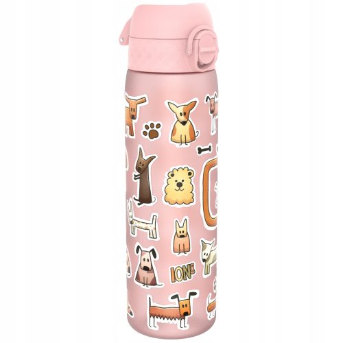  БУТИЛКА ЗА ВОДА ЗА УЧИЛИЩЕ ДЕТСКА ГРАДИНА PINK DOGS ION8 0,5 л