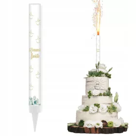    Фонтан за торта "Свето причастие Златен гълъб", 18см