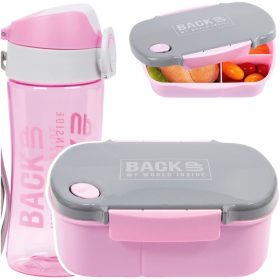    Резервна БУТИЛКА ЗА ВОДА, изработена от нетоксичен TRITAN 400ml BPA FREE розова