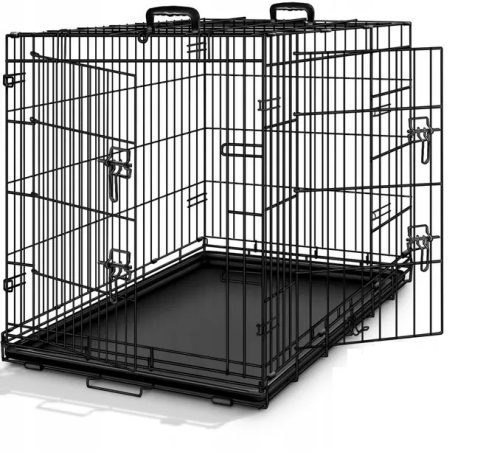  Прахово боядисана стоманена клетка CATLINK голямо куче 71 x 106 x 81 см