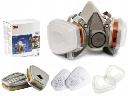 3M Paint Mask 6200 6057 5911 501 Полумаска